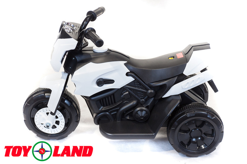 Электромотоцикл Toyland белого цвета  